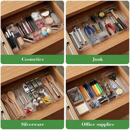 Expandable Drawer Organizers, Acrylic Desk Drawer Organizer - Image 7