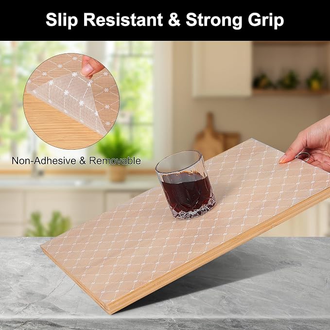 Cooyes Shelf Liner – Premium Non-Adhesive Cabinet & Drawer Liner - Image 2
