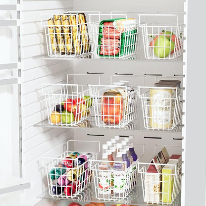 17.5 Inch Metal Wire Freezer Bins - Image 5