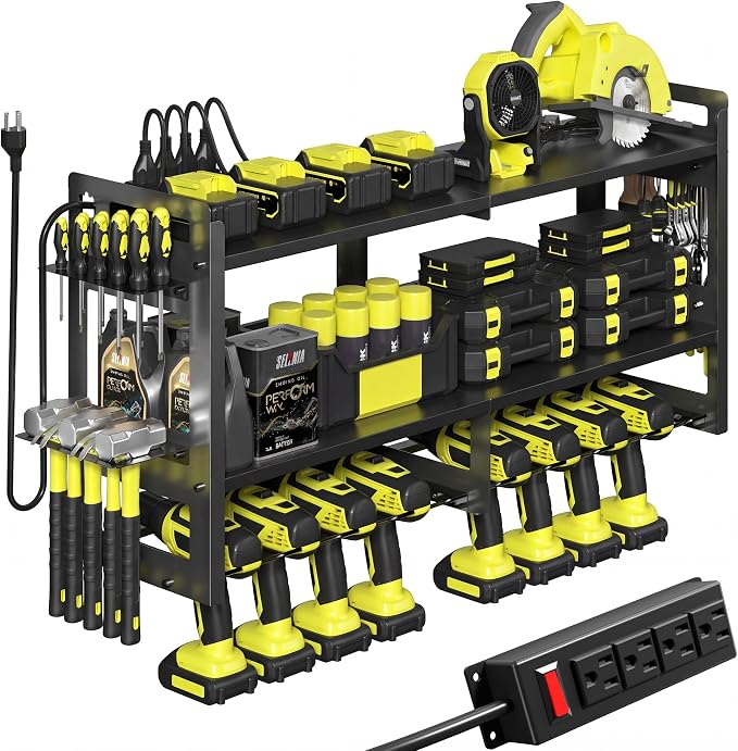 TOPRINCE Large Power Tool Organizer Wall Mount by Unknown