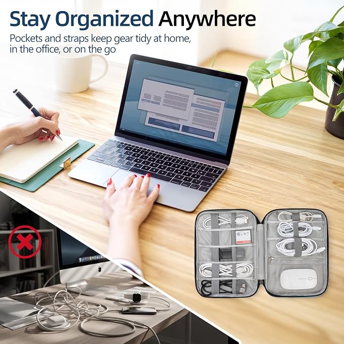 Cord Organizer Travel Case, Cable Organizer Bag - Image 6