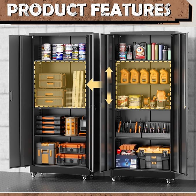 INTERGREAT73 Garage Storage Cabinet - Image 7