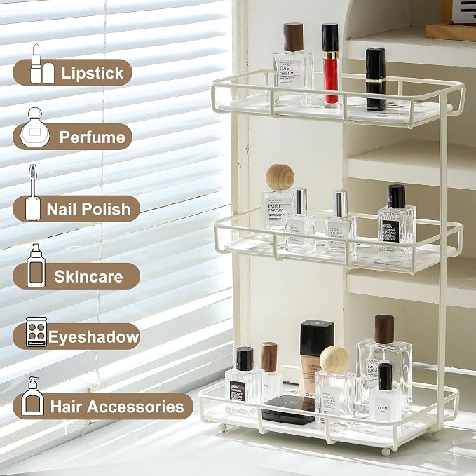 Bathroom Organizer Countertop Perfume Organizer Makeup Organizer Cosmetics - Image 7