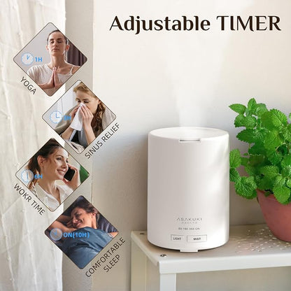 ASAKUKI Essential Oil Diffuser, 5-in-1 Quiet Humidifier, Home Fragrance Aroma - Image 5