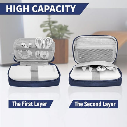 Lcsmaokin Travel Cable Organizer Bag Pouch Electronic Accessories Carry Case - Image 3