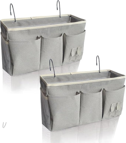 Bedside Caddy, Bedside Hanging Storage Organizer forBunk and Hospital Beds by SMALIGOLA