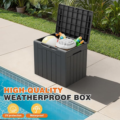 32 Gallon Deck Box Outdoor Indoor Waterproof Storage Box - Image 6
