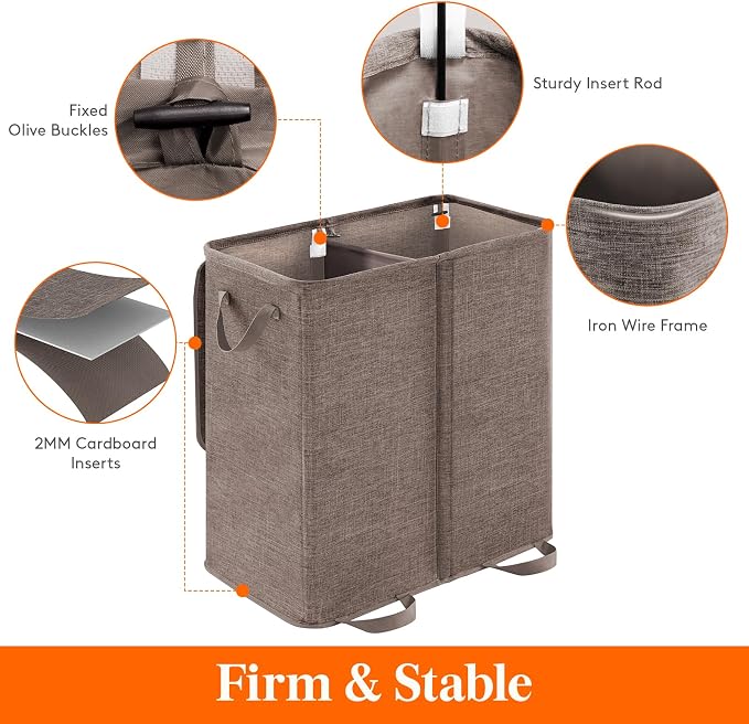 Lifewit Double Laundry Hamper - Image 2