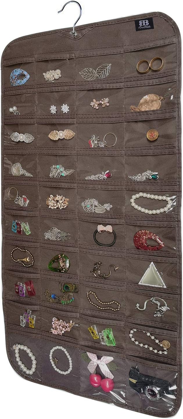 BB Brotrade Hanging Jewelry Organizer, Accessories Organizer, 80 Pocket by BB+Brotrade