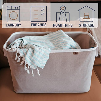 CleverMade Collapsible Laundry Basket Hamper - Image 5