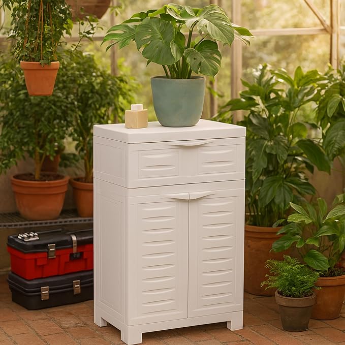 Sunnydaze 34.5" Garage Storage Cabinet - Image 9