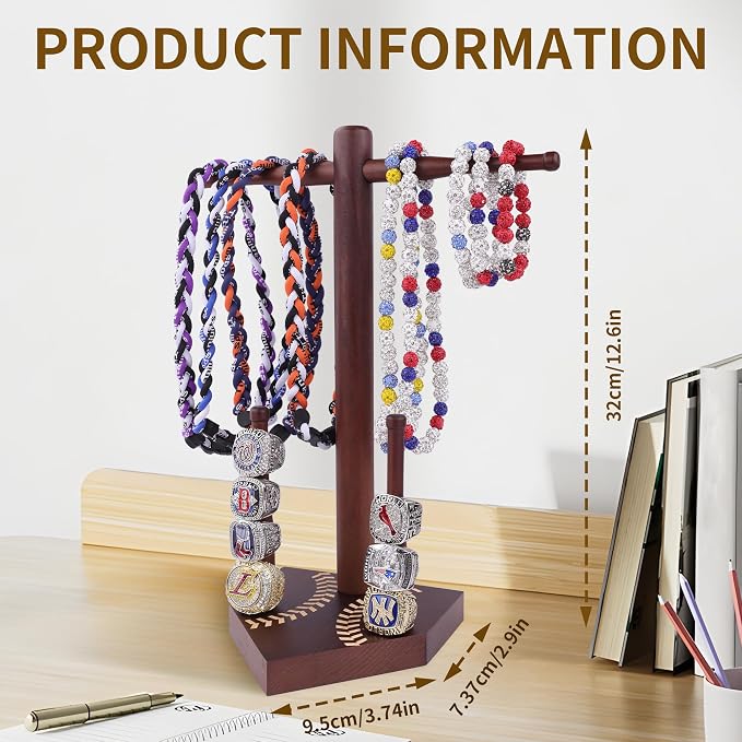Baseball and Softball Jewelry Organizer - Image 3