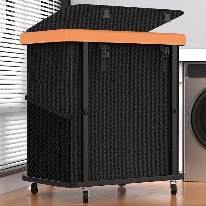 190L Large Fashion Laundry Basket by Unlockyourhomestoragelife