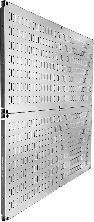 Wall Control Pegboard Rack Garage Storage Galvanized Steel Horizontal Peg Board - Image 2