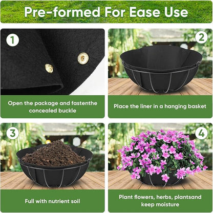 HKZ Hanging Planter Basket Liners - Image 6