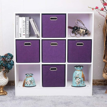 Posprica Storage Boxes, Foldable Organiser Cube Basket Bin, Thick and Heavy Duty - Image 3