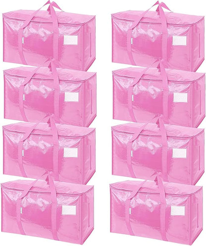 TICONN 8 Pack Extra Large Moving Bags Heavy Duty by TICONN