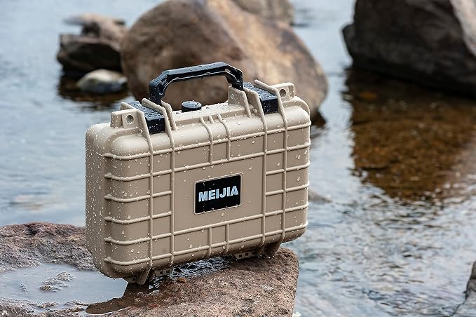 MEIJIA Portable All Weather Waterproof Protective Hard Case, Small Camera Case - Image 6