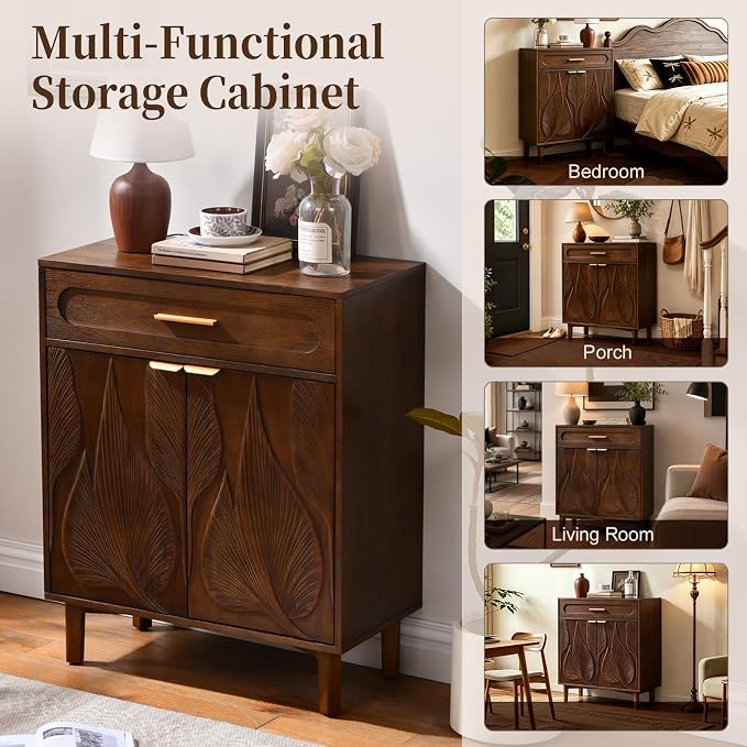 Ahokua Mid Century Modern Accent Cabinet - Image 6