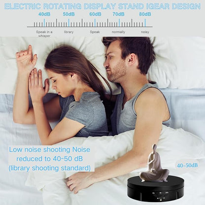 JAYEGT Motorized Rotating Display Stand, 5.74inch /22lbs Load, 360 Degree - Image 6
