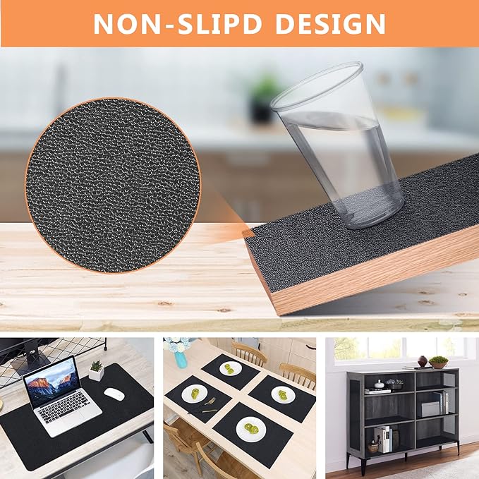 WochiTV Shelf Liner for Cabinets, Drawer Non Adhesive Non Slip Foam Mat for - Image 3