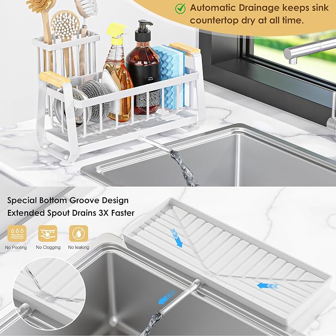 Doasuwish Kitchen Sink Caddy - Image 3
