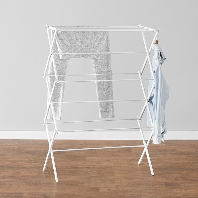 Amazon Basics Foldable Portable Laundry Rack - Image 6
