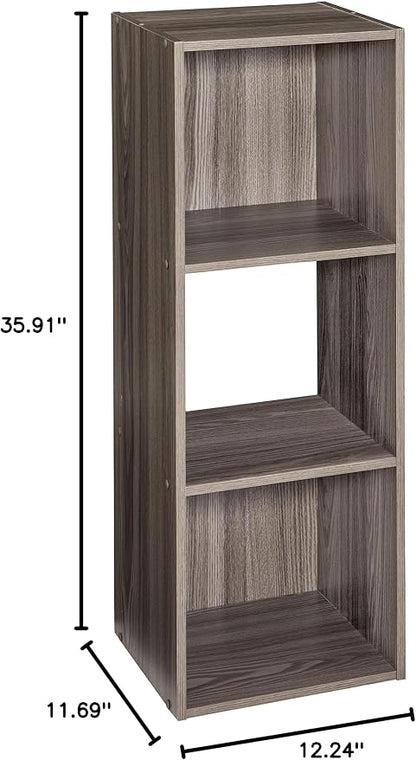 ClosetMaid Cubeicals 3 Cube Storage Shelf Organizer Bookshelf - Image 7