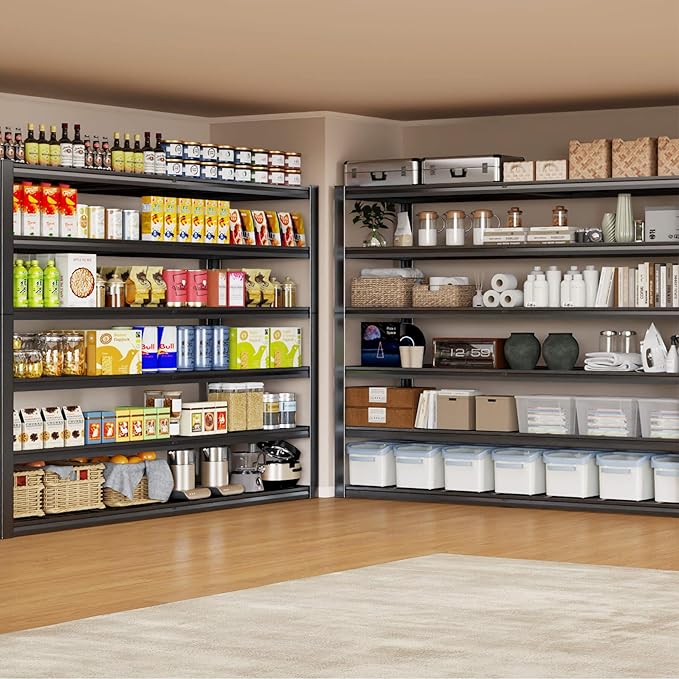7 Tier Garage Shelving Heavy Duty, Commercial Metal Shelves - Image 7