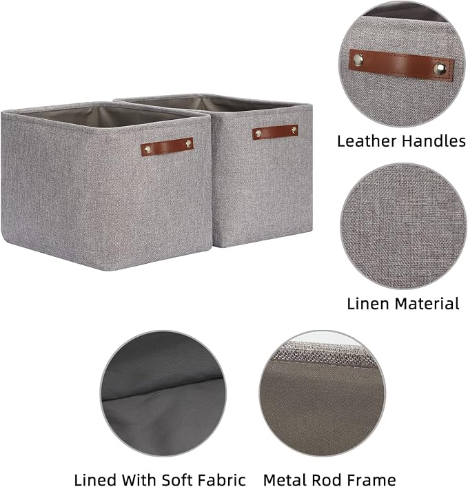 HNZIGE Large Rectangle Storage Baskets - Image 5