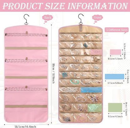2 Pack Hanging Jewelry Organizer Storage - Image 2