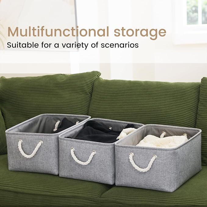 15.7x11.8x8.26 Inch Fabric Large Storage Bins - Image 5