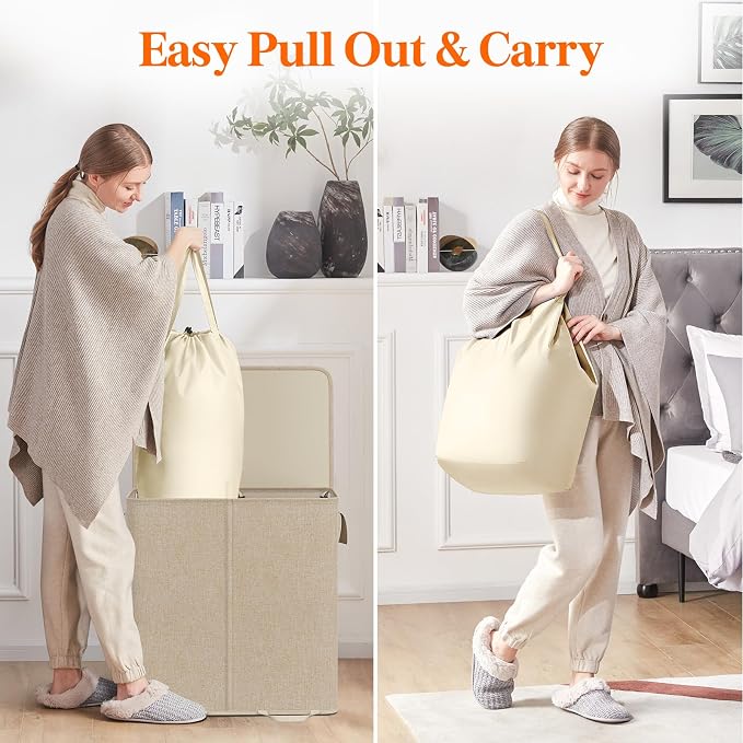 Lifewit Double Laundry Hamper - Image 4