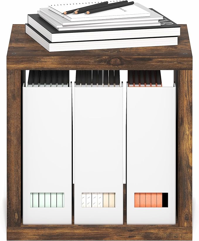 Furinno Cubicle Book Shelf, Stackable Bookshelf, Cube Storage Organizer Bookcase - Image 6