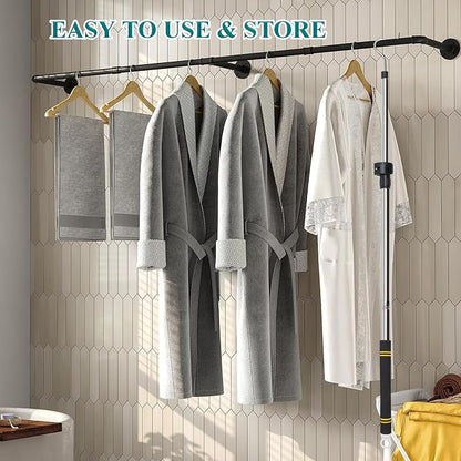 Clothes Hanger Reaching Hook Telescopic Adjustment clothes hook pole Light and - Image 9