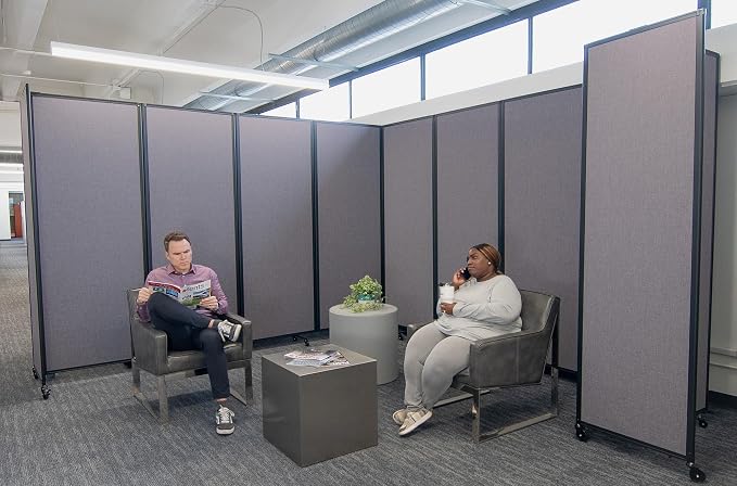 Versare Room Divider 360 Portable Wall Partition | Folding Panels | Large - Image 2