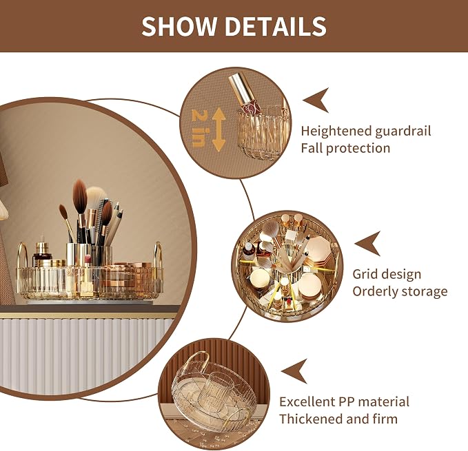 YCIA&DONE Rotating Makeup Organizer - Image 7