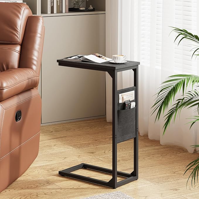 TUTOTAK C Shaped End Table, Side Table - Image 6