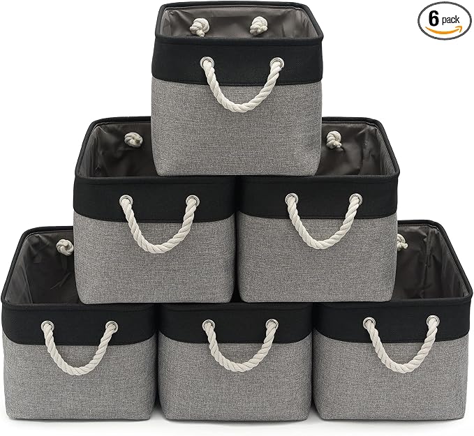 15x11x10 In Foldable Fabric Large Storage Bins by VQRTEXAStorageBasket