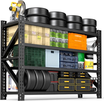 4-Tier Heavy Duty Garage Shelving, Industrial Shelving by VIYET