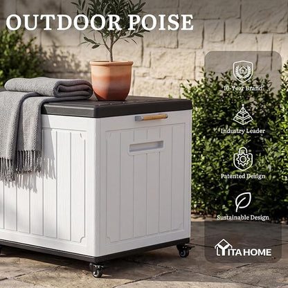 YITAHOME 90 Gallon Outdoor Storage Box - Image 8