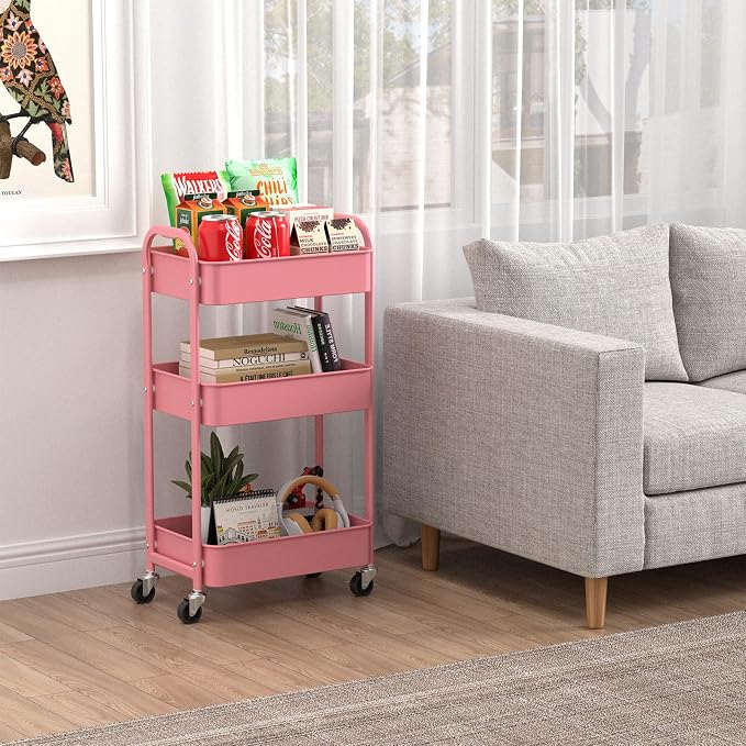 MAX Houser 3-Tier Rolling Utility Cart - Image 6