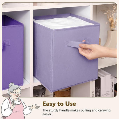 GRANNY SAYS Cube Storage Bins, 11 Inch Cube Storage Organizer, Fabric Storage - Image 7