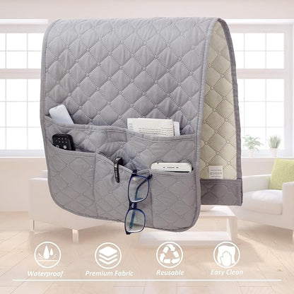 Armchair Caddy for Couch Remote Control Holder Non-slip Waterproof Sofa Armset - Image 6