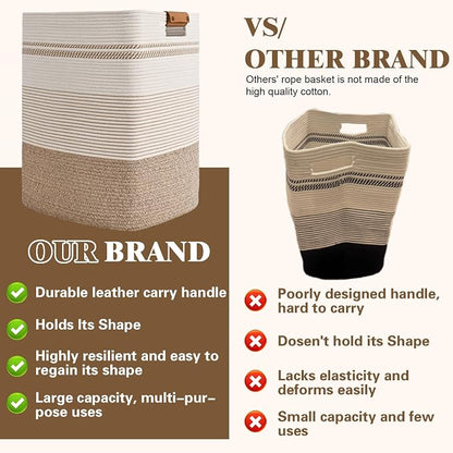 Laundry Hamper, 85L Tall Laundry Basket - Image 5