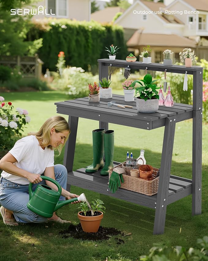 SERWALL Potting Bench Outdoor - Image 4