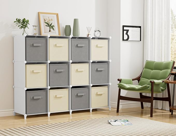Closet Organizer, 12 Cube Closet Organizers and Storage, Portable Closet - Image 5