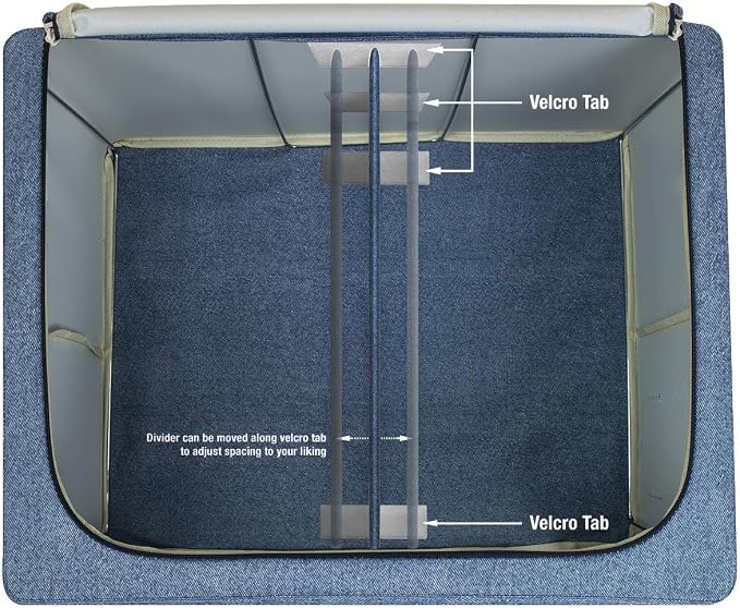 Sorbus Storage Bins with Divided Interior - Image 7