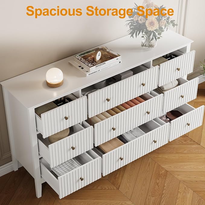 RoyalCraft White Dresser for Bedroom - Image 4