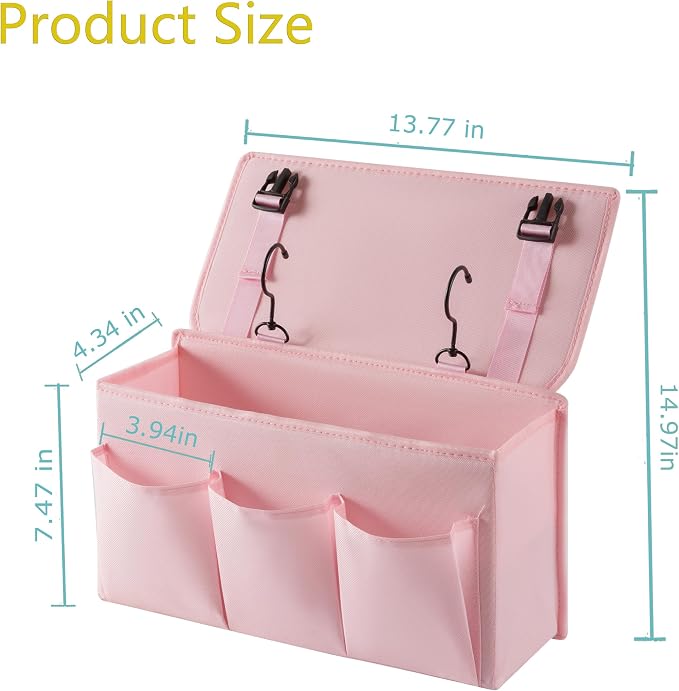 Bedside Caddy Bedside Storage Organizer, Bed Caddy - Image 2